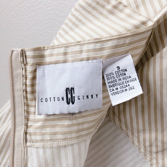 Cotton Ginny vintage dress striped size 9 Y2K dress - Picture 11 of 13